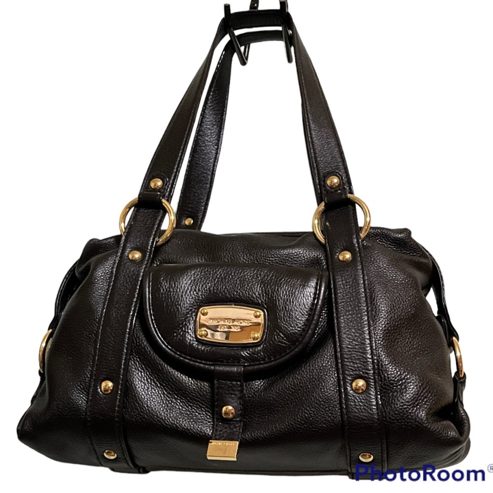Like new Michael Kors Fulton Satchel Black Leather